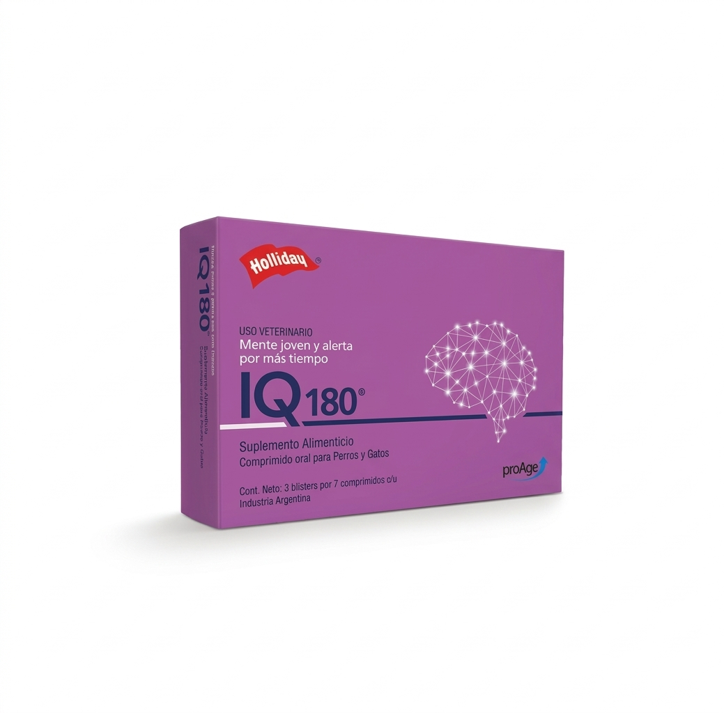 IQ 180 21 Comprimidos - Suplemento Cognitivo Mascotas