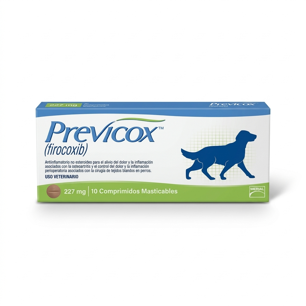 Previcox 227 mg - 10 comprimidos masticables