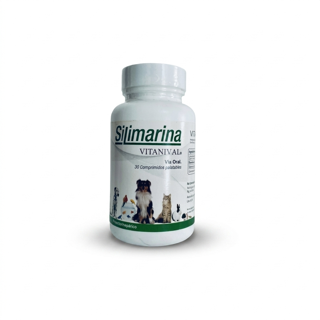 Silimarina 120 mg – 90 comprimidos – Protector Hepático Natural - Perros y Gatos