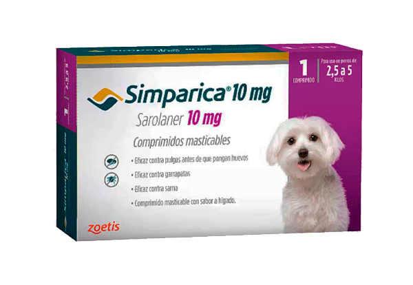 Simparica 2.5 – 5 kilos x 1 comp.,