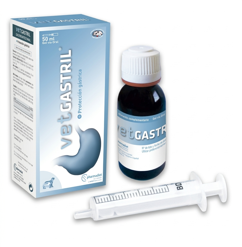 Vet Gastril - Gel Oral 50 ml - Protector Gástrico Perros y Gatos - Antihemeticos, Hepaticos y gástricos veterinaria en MasKotas Farmavet