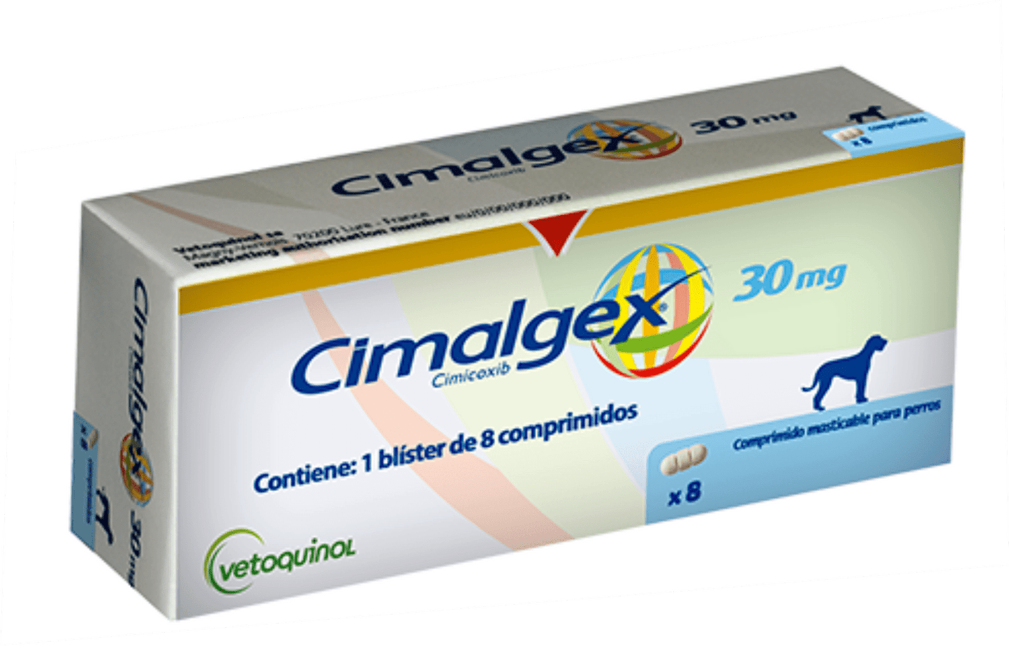 Cimalgex perro 30 mg x 8 comp
