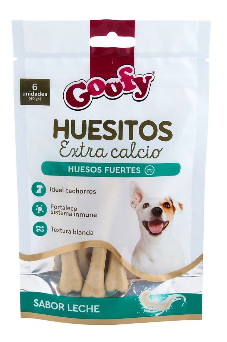 Huesitos extra Calcio cochorros 6 Unid.