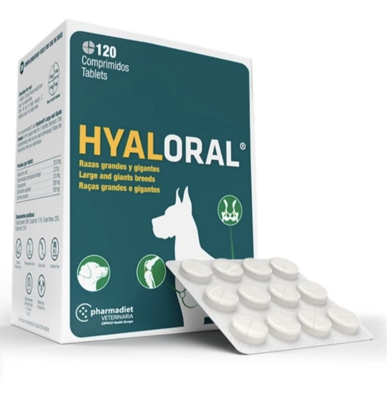 Hyaloral raza grande 120 comp