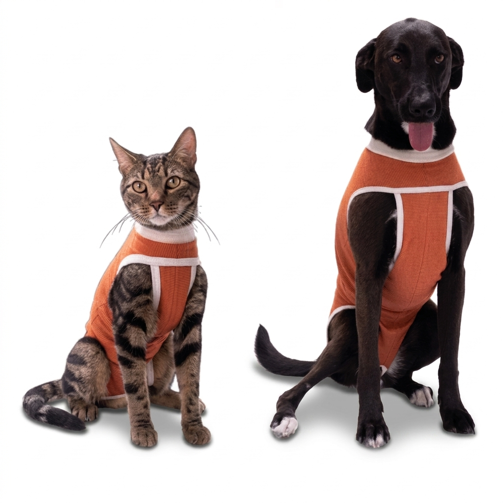 Body de Cobre Talla 3 perros y gatos – protección postoperatoria sin collar en MasKotas Farmavet - Especialistas en Dermatología

