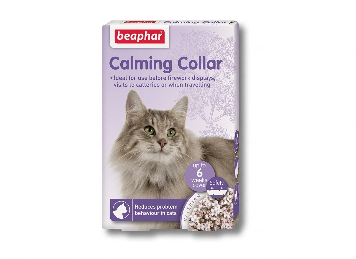 Calming Collar para Gato Beaphar 35 cm – Antiestrés Natural, Reduce Ansiedad hasta 5 Semanas