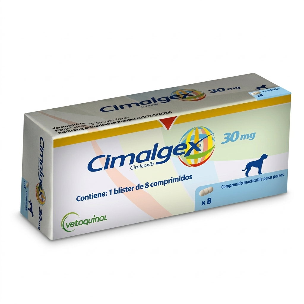 Cimalgex 30 mg perros 8 comprimidos – dolor e inflamación - Antiinflamatorios veterinaria en MasKotas Farmavet
