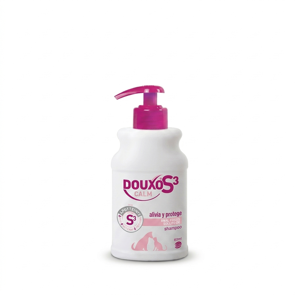 Douxo S3 Calm Shampoo perros y gatos 200 ml – Alivio picazón y piel sensible - Dermatológicos veterinaria en MasKotas Farmavet
