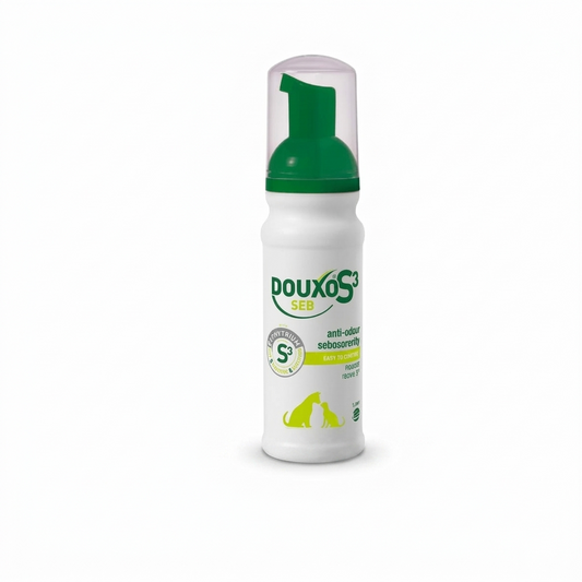 Douxo S3 SEB Mousse Perros y Gatos – Control de seborrea y piel grasa - Dermatológicos veterinaria en MasKotas Farmavet
