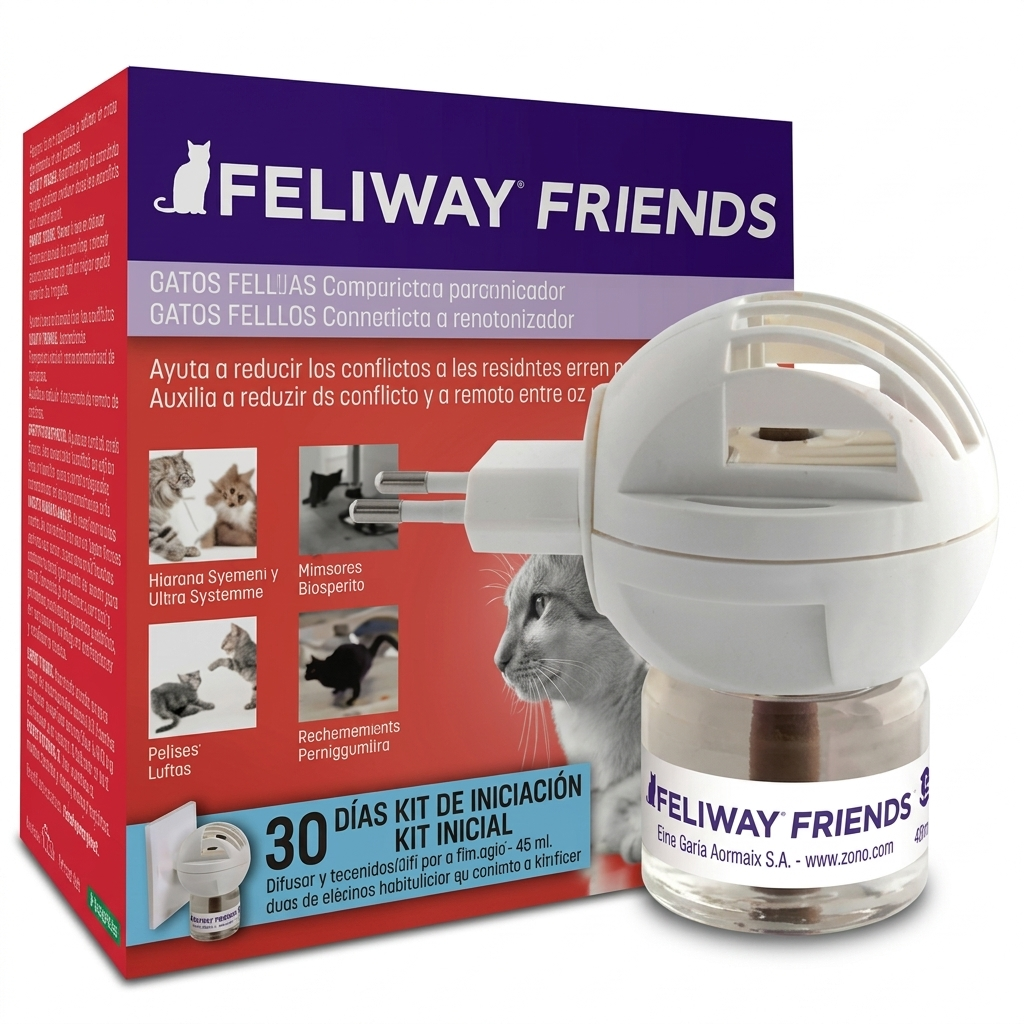 Feliway Friends Difusor + Recambio 48 ml – Solución para conflictos entre gatos en MasKotas Farmavet - Especialistas en Dermatología
