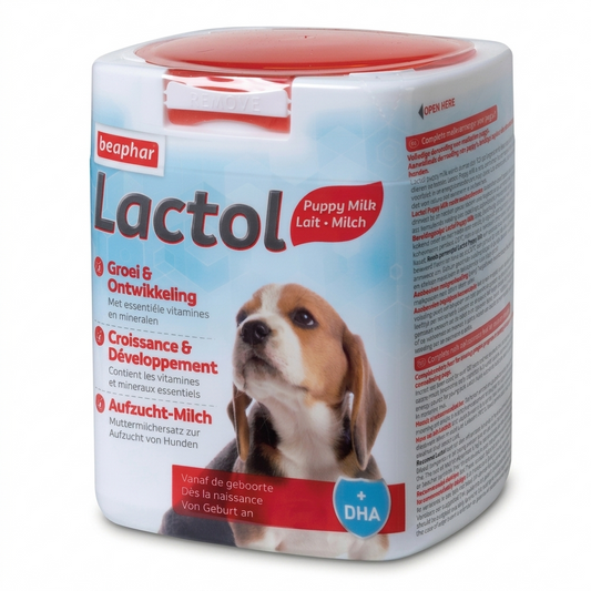 Beaphar Lactol Cachorro 500 g – Sustituto de leche materna para crecimiento saludable - Vitaminas y Suplementos veterinaria en MasKotas Farmavet
