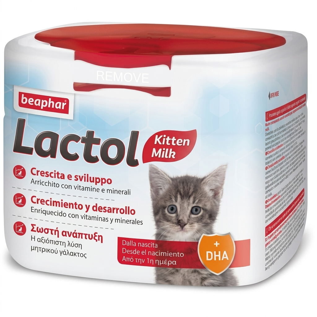 Lactol Gatitos 500 g – Sustituto de leche materna para crecimiento saludable - Vitaminas y Suplementos veterinaria en MasKotas Farmavet
