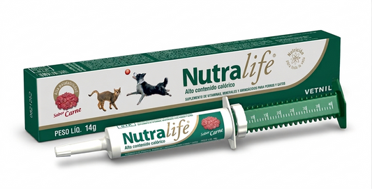 Nutralife Jeringa 14 g – Suplemento Nutricional de Alta Energía - Perros y Gatos - Antihemeticos, Hepaticos y gástricos veterinaria en MasKotas Farmavet
