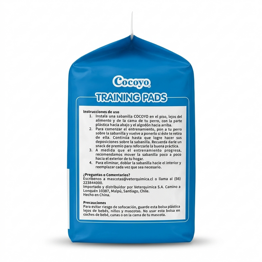Cocoyo Sabanillas Absorbentes 56x56 cm 30 unidades perros – entrenamiento y control de orina