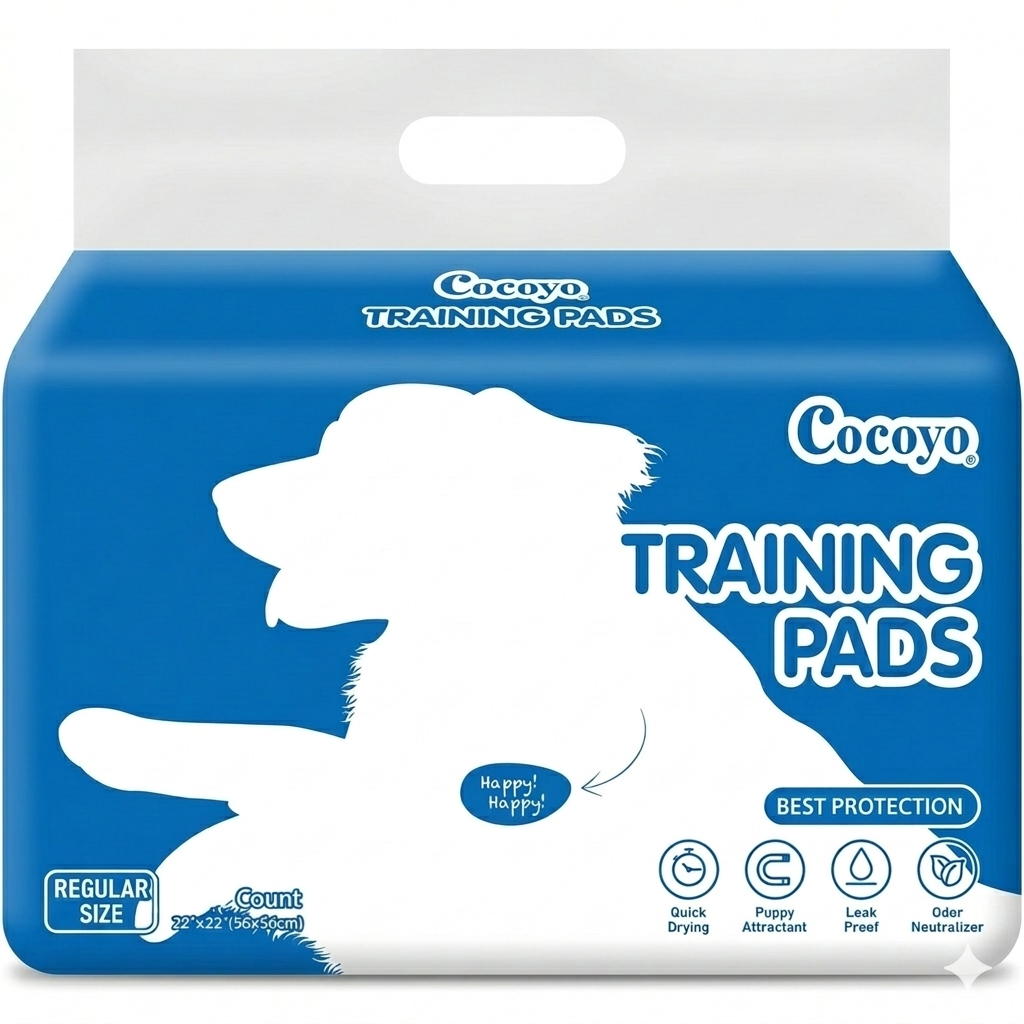 Cocoyo Sabanillas Absorbentes 56x56 cm 30 unidades perros – entrenamiento y control de orina - Salud e Higiene veterinaria en MasKotas Farmavet
