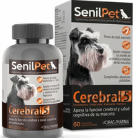 Senilpet Cerebral 5 mg Perros y Gatos 60 Comprimidos – Deterioro cognitivo y envejecimiento