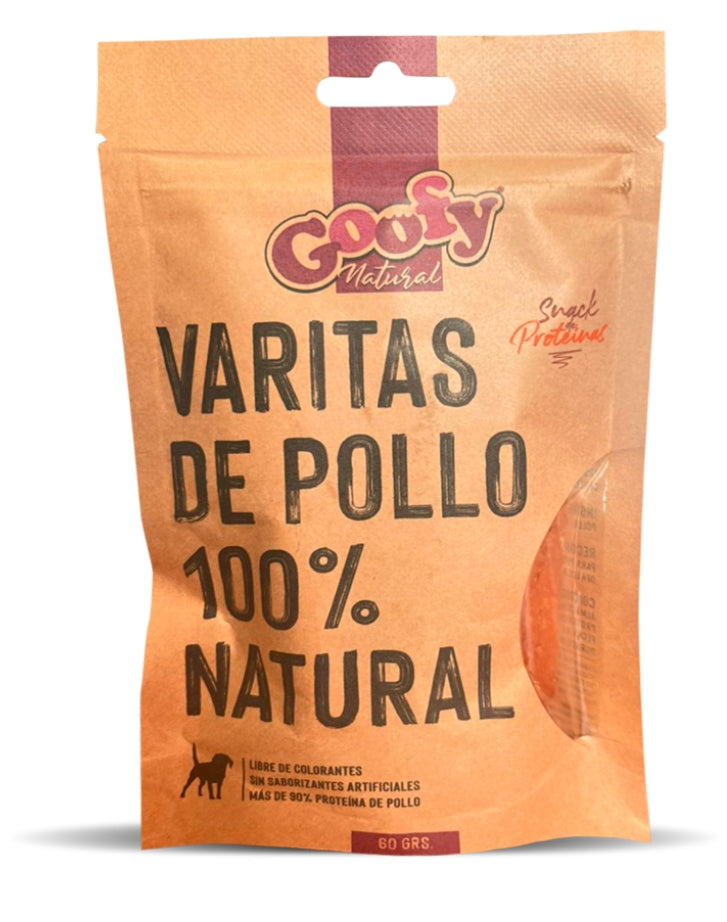 Varitas Goopy Pollo Raza  grande Naturalx 60 gr